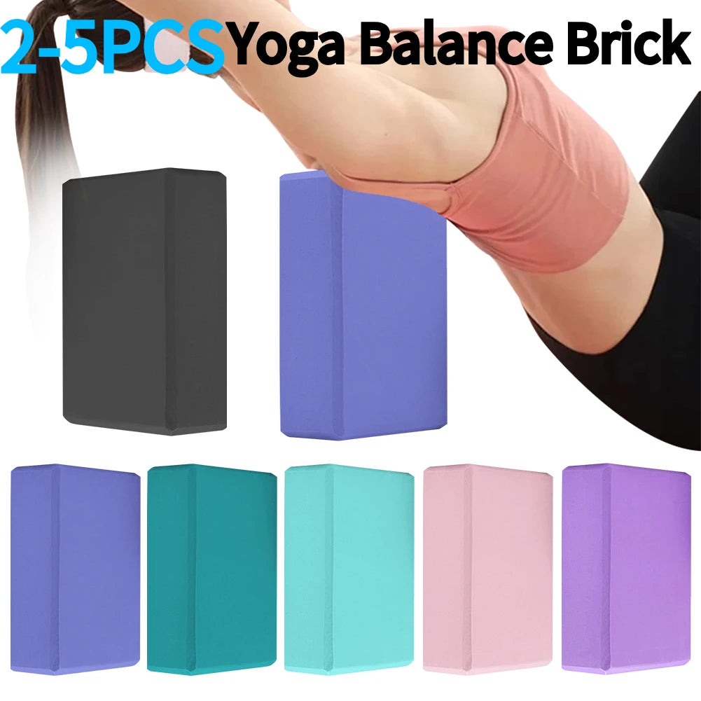 2-5PCS EVA Yoga Blocks Moisture-Proof High Density