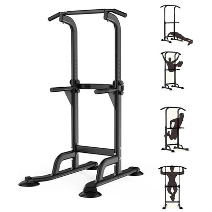 Power Tower Pull Up Bar  Rack Dip Station