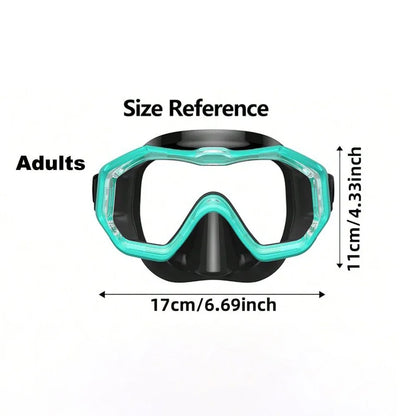 3 Window Snorkel with Nose Cover Anti Fog Snorkel