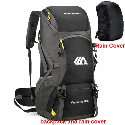 50L Backpack Camping Men Large Hiking Bag