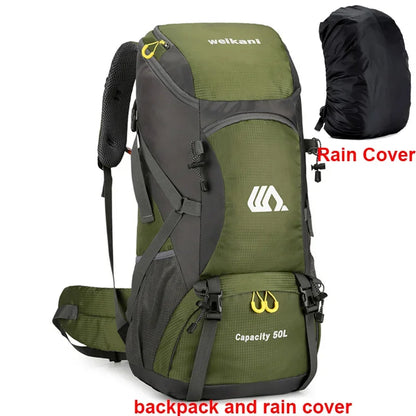 50L Backpack Camping Men Large Hiking Bag