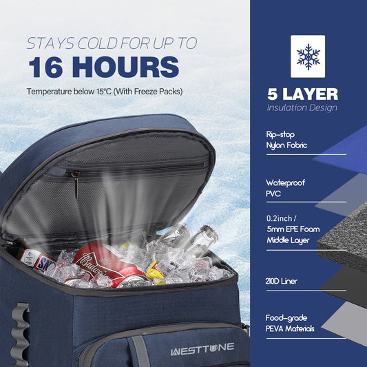 35 Can Cooler Backpack  for Hiking