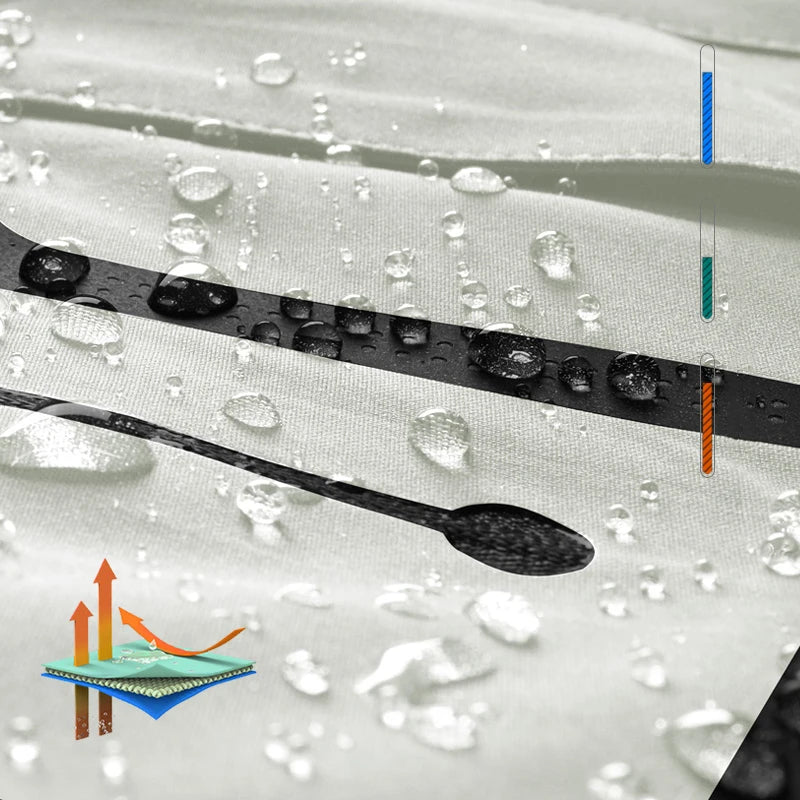 Women's 3 In 1 Thick Hiking Removable Fleece Waterproof Winter Windbreaker