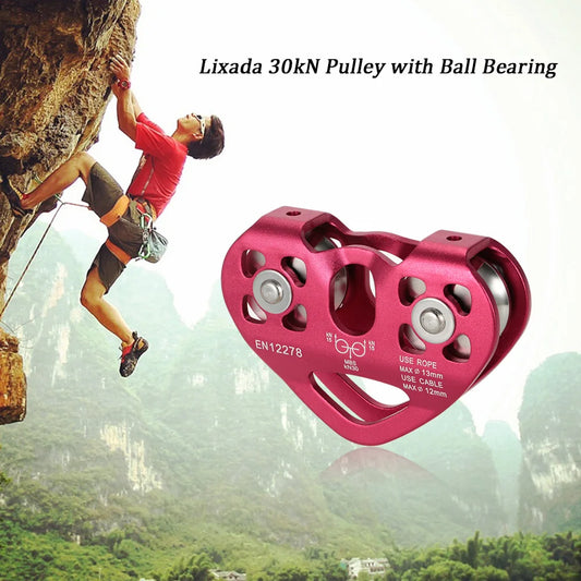 Cable Trolley 30kN Pulley with Ball Bearing
