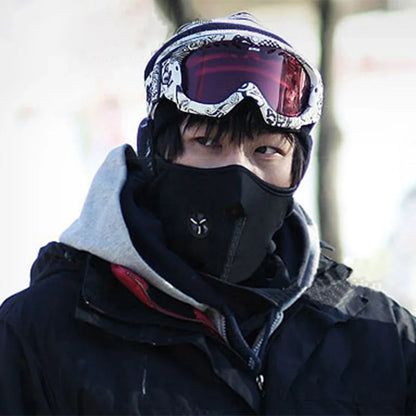 Winter Warm Windproof  Half Face Breathable Mesh Polar Fleece Thermal Ski Face Mask