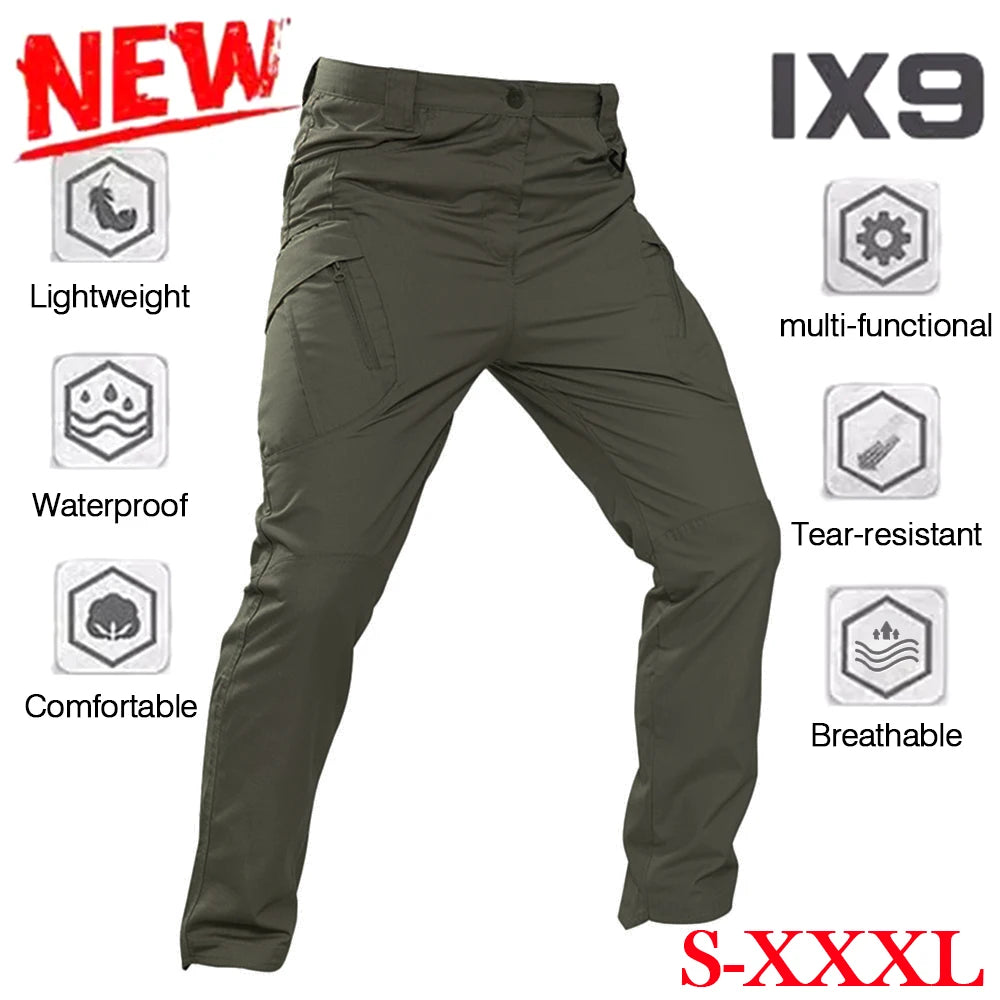 IX9 tactical four seasons wear resistant multi-pocket pants