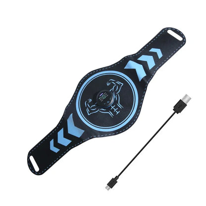 EMS Muscle Stimulator Abdominal Toner Belt ABS Trainer Wireless USB Recharge