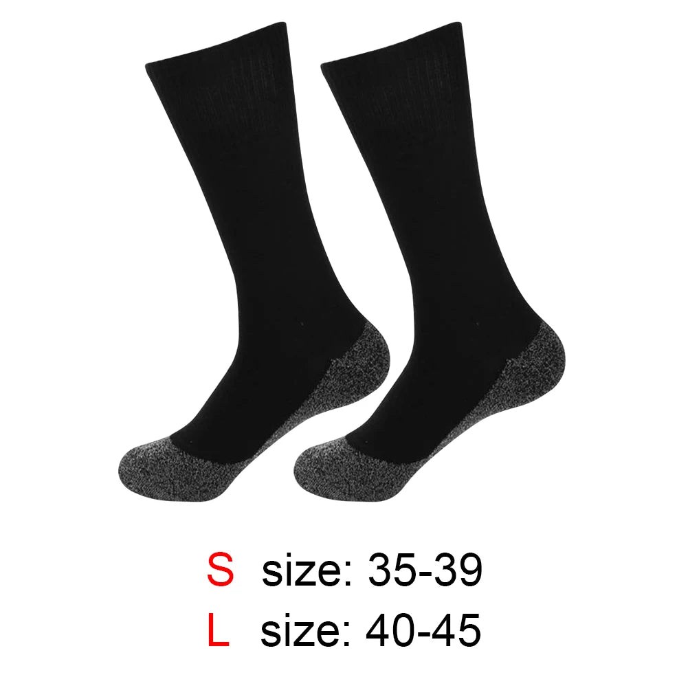 1-5Pairs Winter Self-Heating  Thermal Socks Soft Elastic Thicken Anti-Slipun