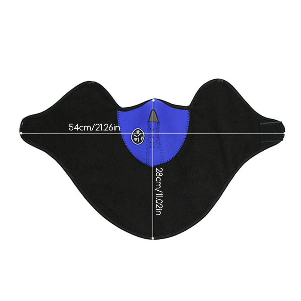 Winter Warm Windproof  Half Face Breathable Mesh Polar Fleece Thermal Ski Face Mask