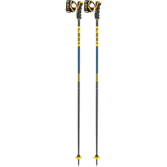LEKI Spitfire 3D Lightweight Aluminum Ski Poles for Alpine Skiing 105cm