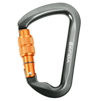 30kN D-Shaped  Heavy Duty Rock Climbing Carabiner