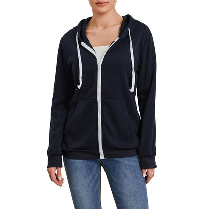 Women s Zip Up Hoodies Long Sleeve  Classic Fit