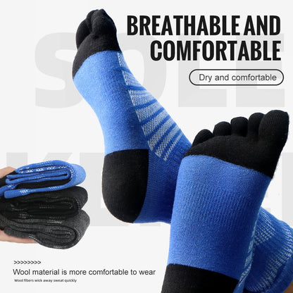 Merino Wool Thermal Socks for Men Moisture Wicking  Warm  Cushioning Compression Socks