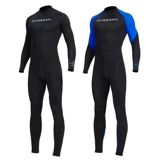 Men Diving Skin with Zipper Elastic Anti-scratch