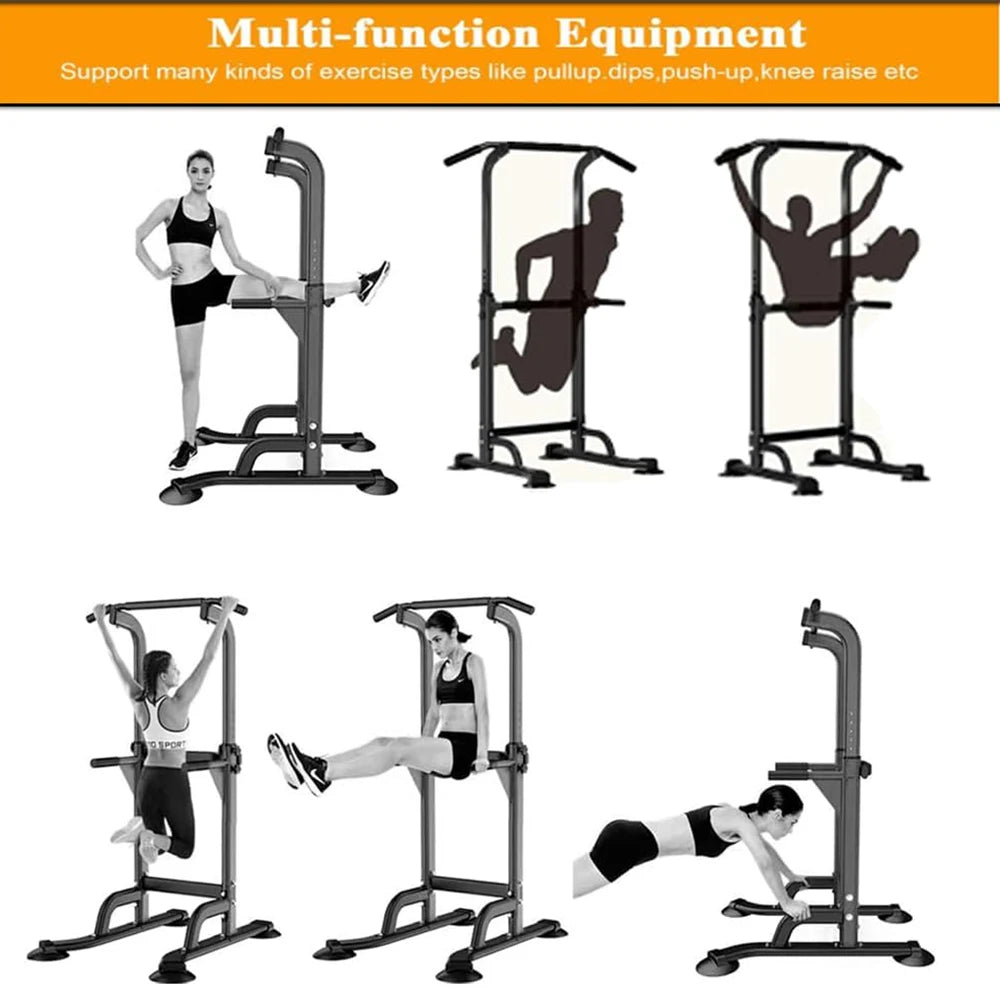 Power Tower Pull Up Bar  Rack Dip Station