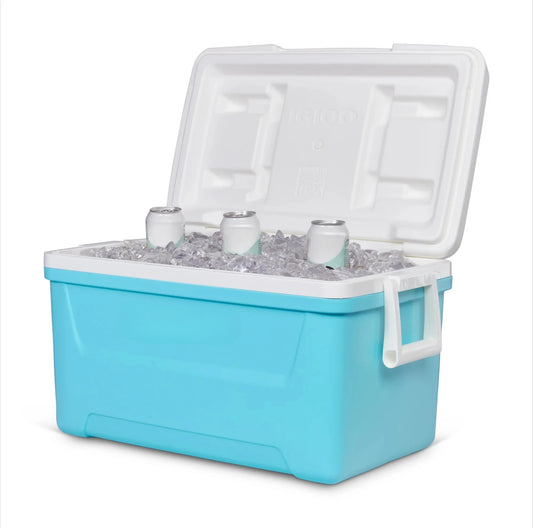 48-Quart  Cooler, Red,  Large Capacity,