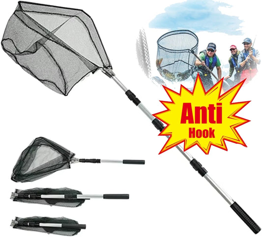 Telescopic Folding Fishing Landing Net 190CM Pole