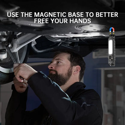 Powerful LED Flashlight 5V 2A 18650 USB C Rechargeable Waterproof with Magnetic end