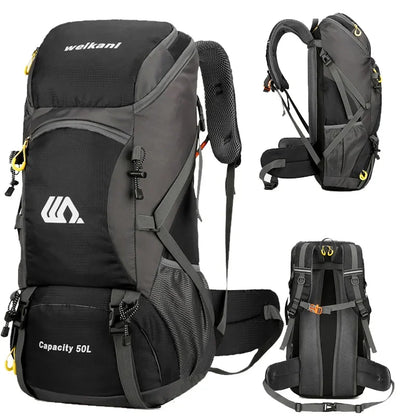 50L Backpack Camping Men Large Hiking Bag