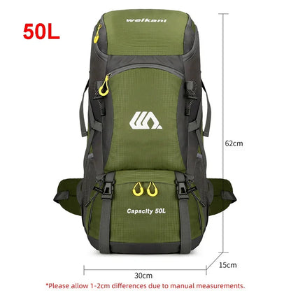 50L Backpack Camping Men Large Hiking Bag