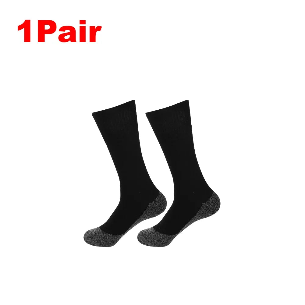 1-5Pairs Winter Self-Heating  Thermal Socks Soft Elastic Thicken Anti-Slipun