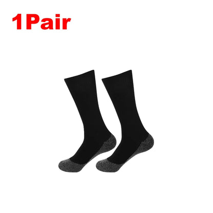 1-5Pairs Winter Self-Heating  Thermal Socks Soft Elastic Thicken Anti-Slipun