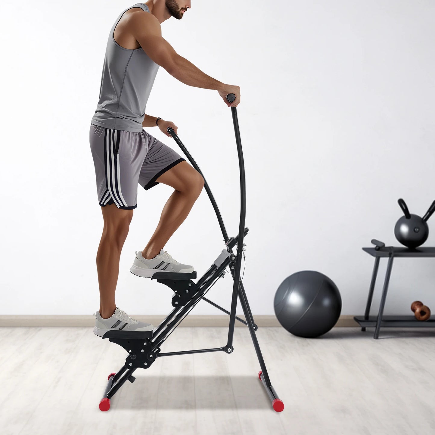 3 Gears Stair Stepper  Vertical Exercise Climber for Full-Body Workout