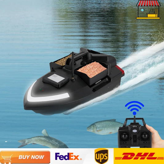 Fishing Bait Boat GPS  Fish Finder with 1 Charger 2kg Load